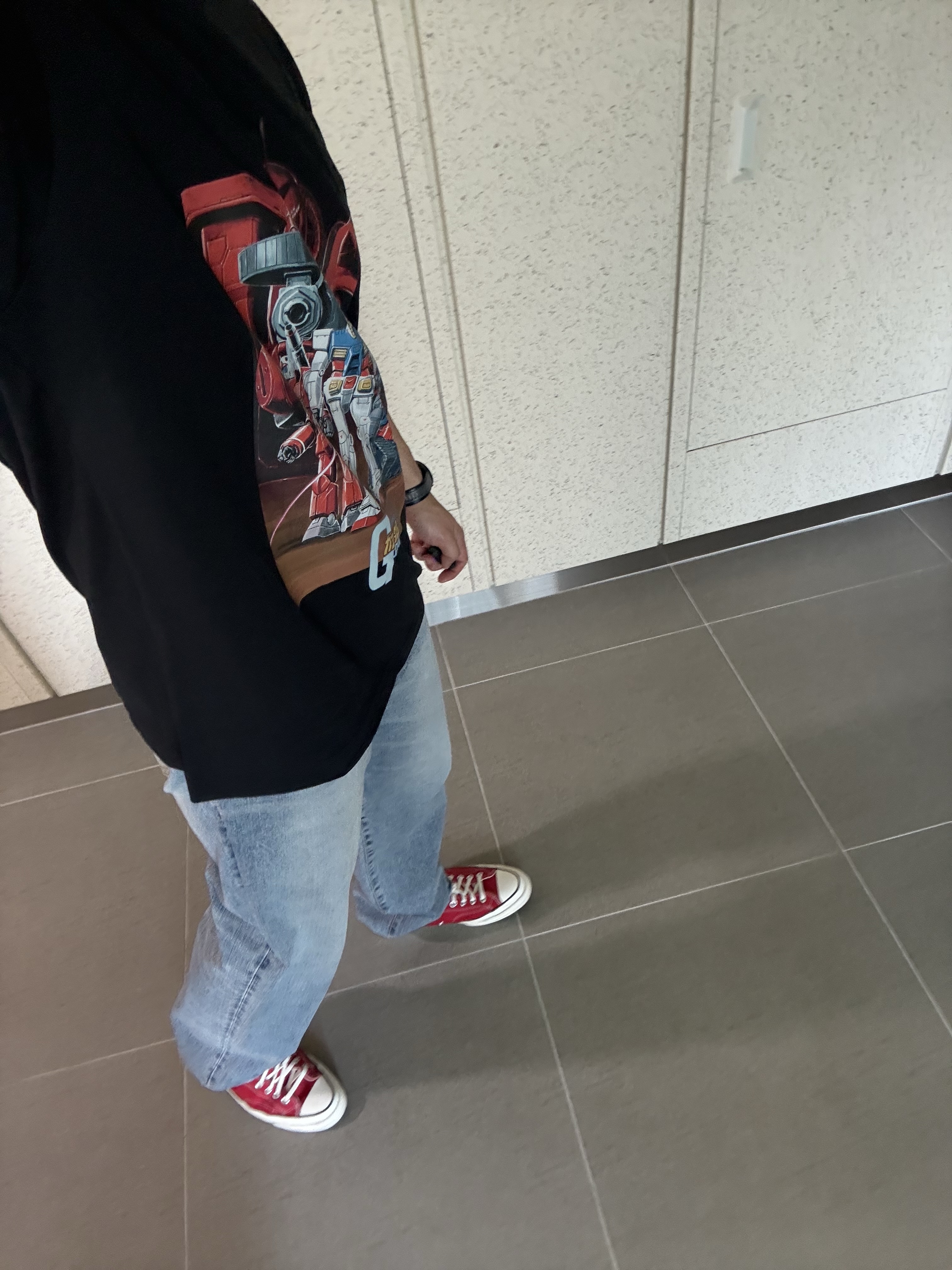 Converse Chuck 70 Ox Vintage Canvas Enamel Red 착용 스타일 - 2