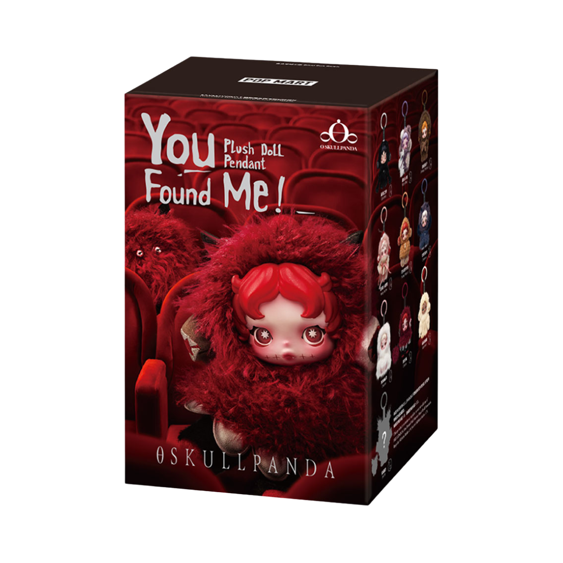 - Pop Mart Skullpanda You Found Me ! Series Plush Doll Pendant Sealed Case (1 Blind Box)