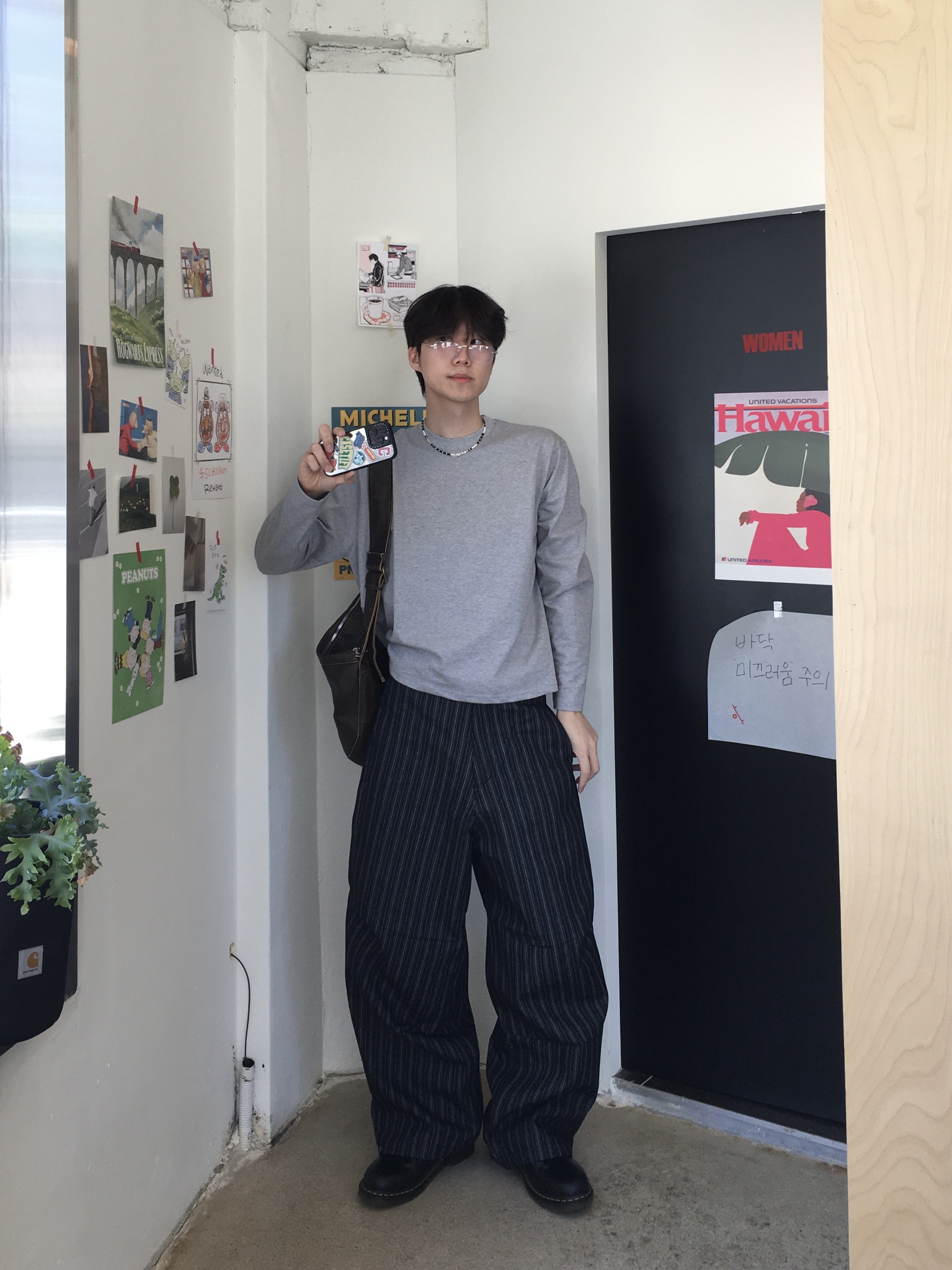 Dr. Martens 1461 Smooth Black 착용 스타일 - 3