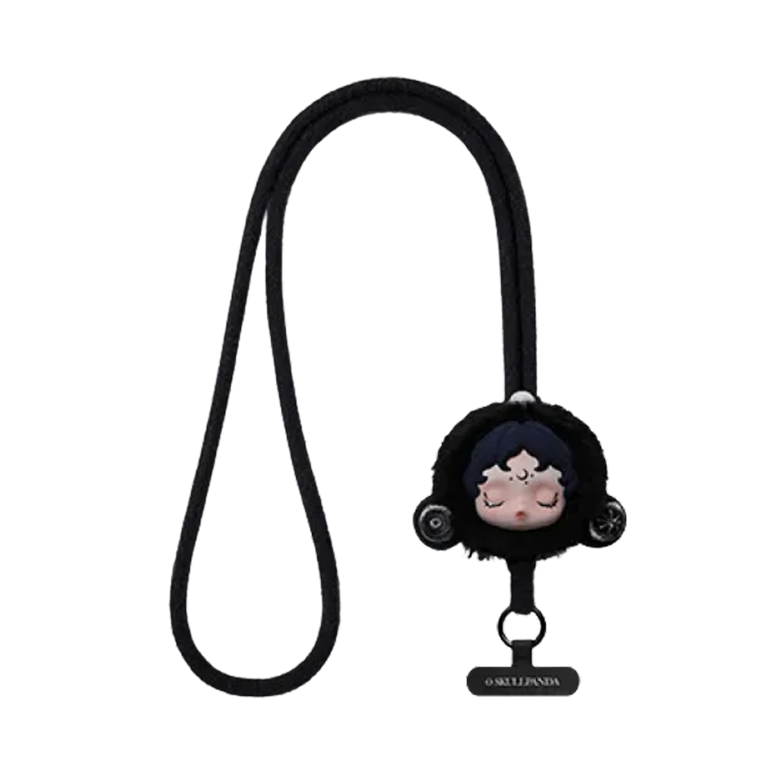 - Pop Mart Skullpanda You Found Me！Series Phone Lanyard Darkness (Opened Case)