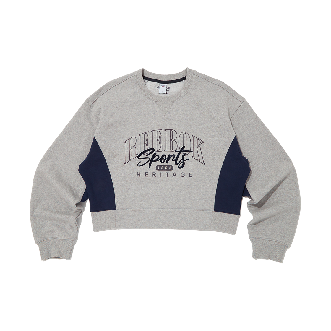 RETS5FM27G2 Reebok Semi Crop Sweatshirt W Grey