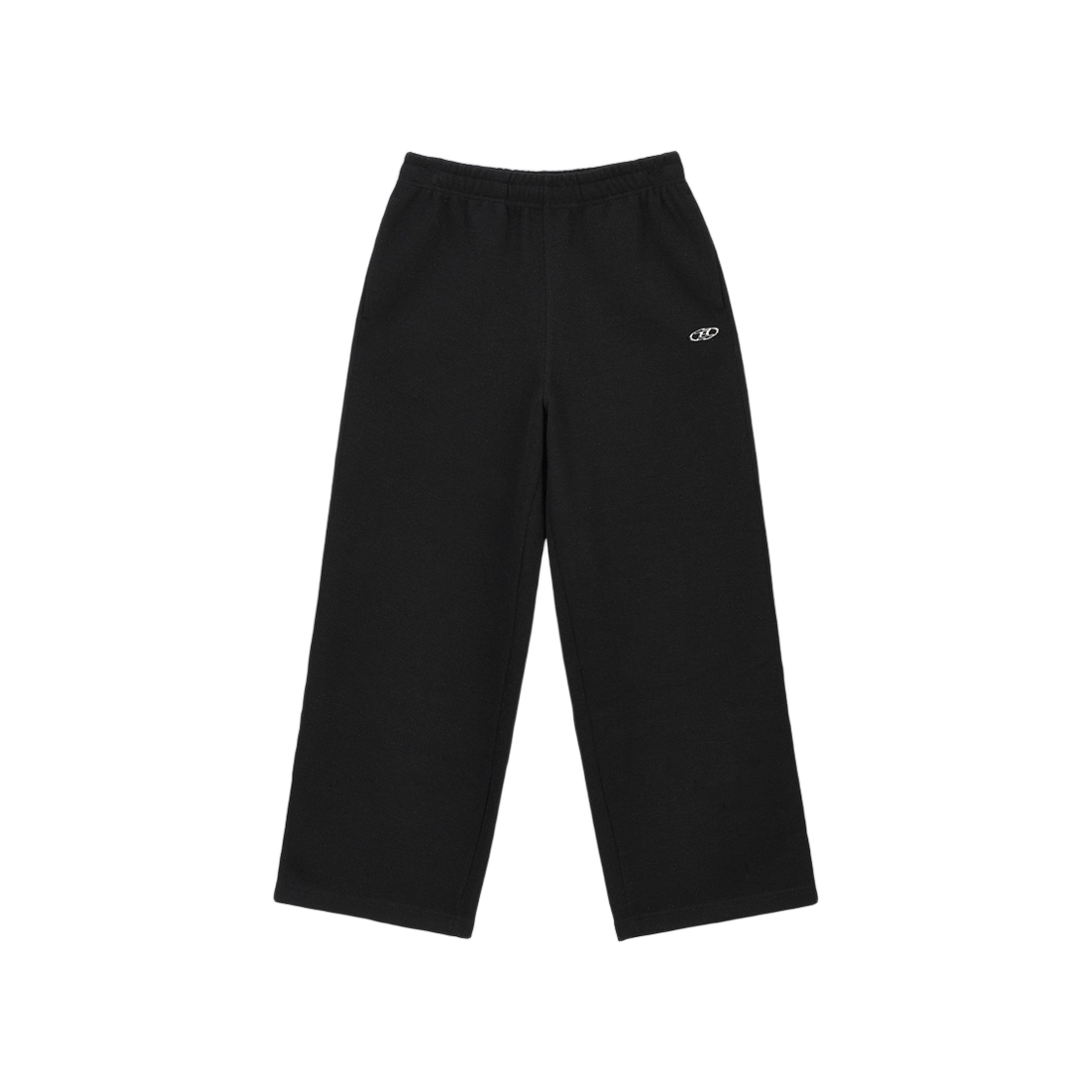 BG3WLP116BK BORN TO WIN W Knit Like Semi Wide Pants Black