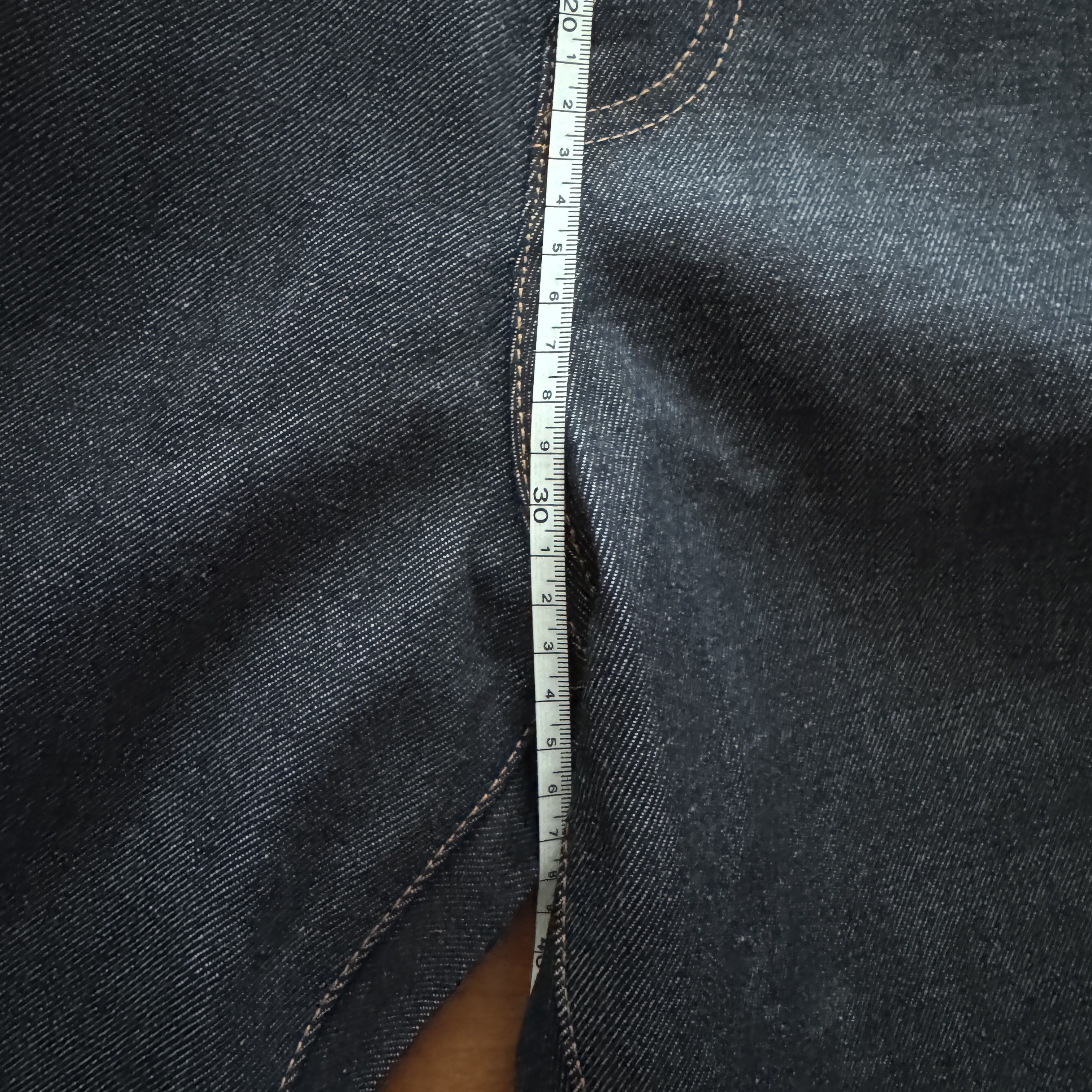 Supreme Baggy Selvedge Jean Rigid Indigo - 25FW 착용 스타일 - 3