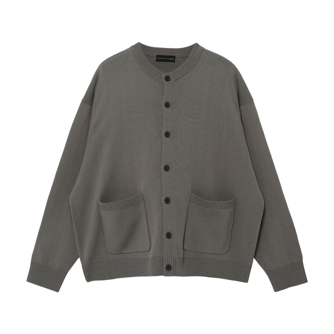 HEQFCGK201GYA eastserviceshop Elbow Detail Cardigan Graphite