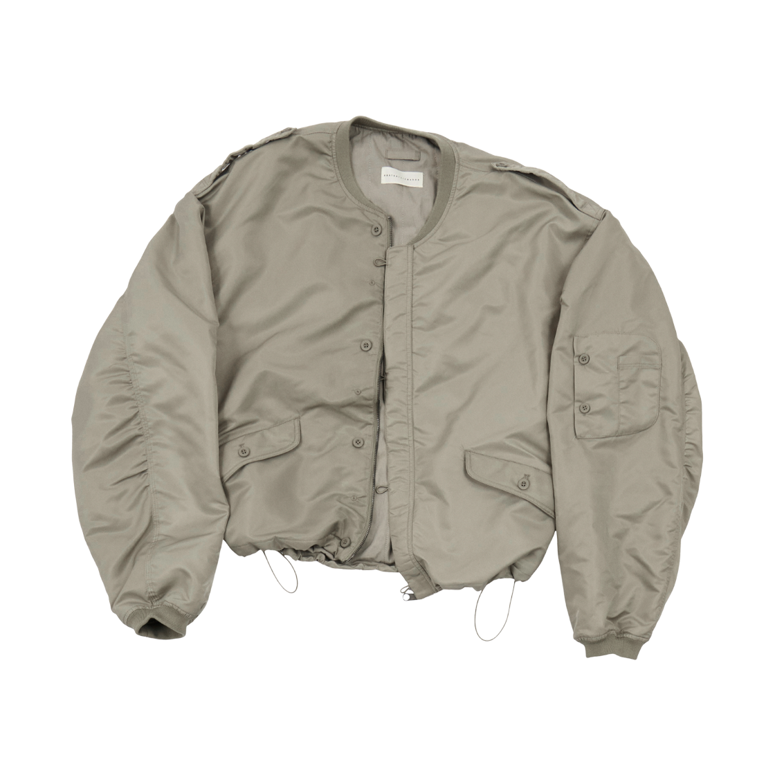 이스트서비스샵 벌룬 크롭 MA-1 점퍼 베이지(eastserviceshop Balloon Crop MA-1 Jumper Beige)