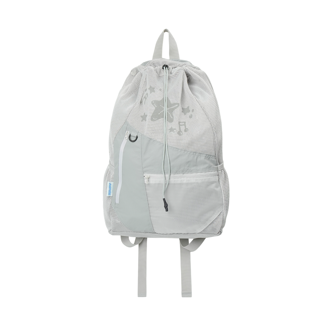 산산기어 X 엔시티 위시 메쉬백 라이트 그레이(Sansan Gear X NCT WISH Mesh Bag Light Grey)