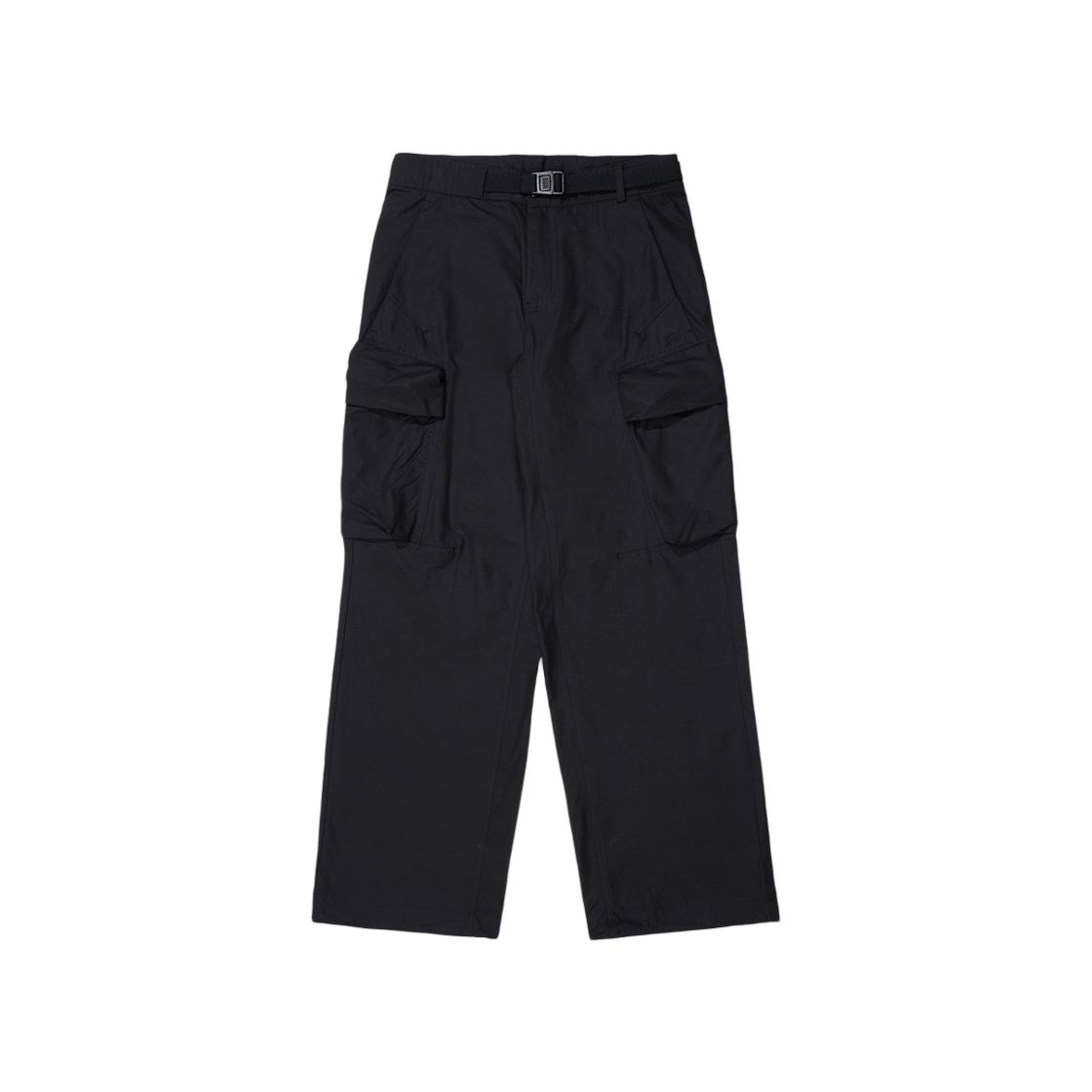 KB3PT1216MBK KALA PATTHAR Belted Signature Wide Cargo Pants Black