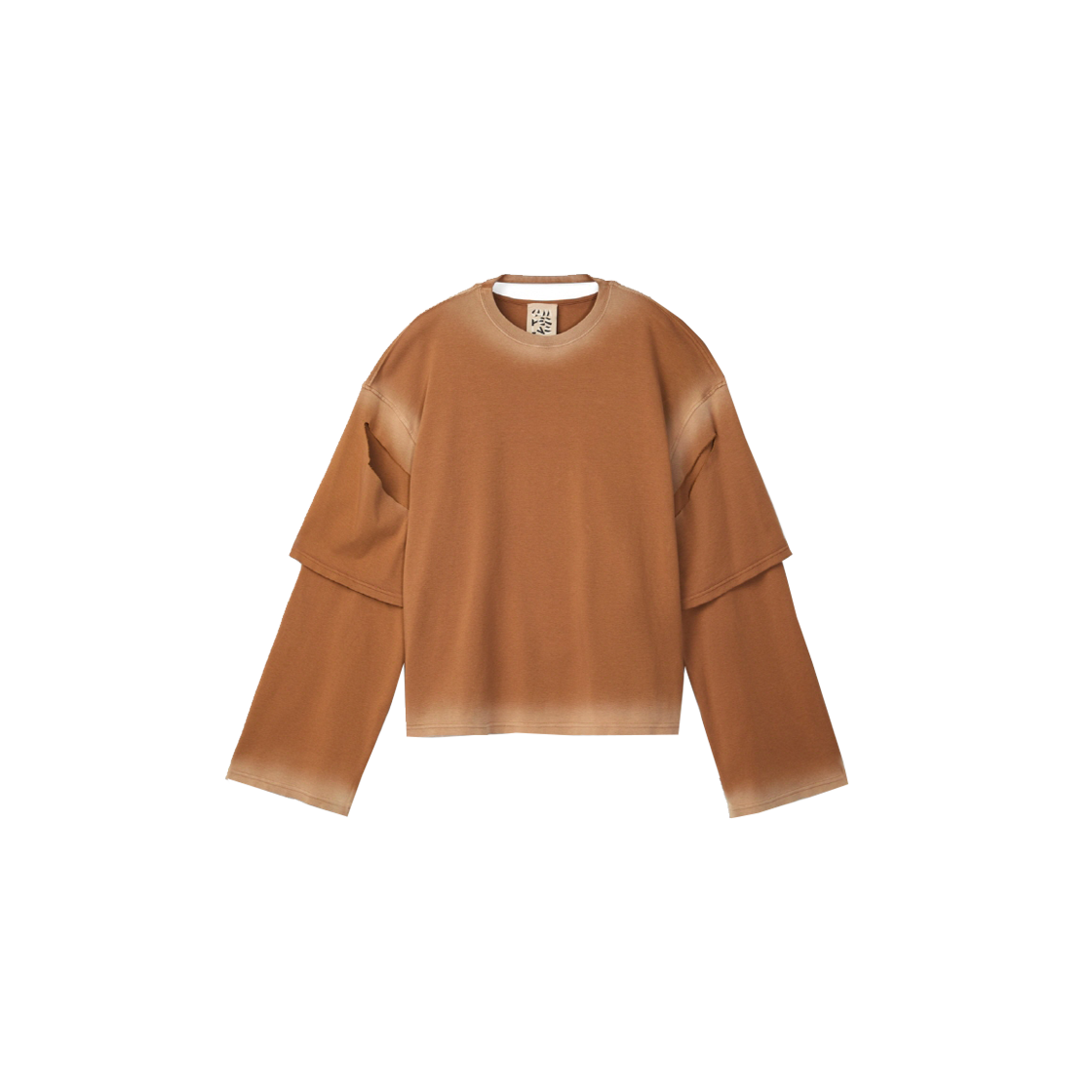 캠퍼 랩 워시드 레이어드 롱 슬리브 테라코타(CAMPER LAB Wash.Layered Long Sleeve Faded Terracot)