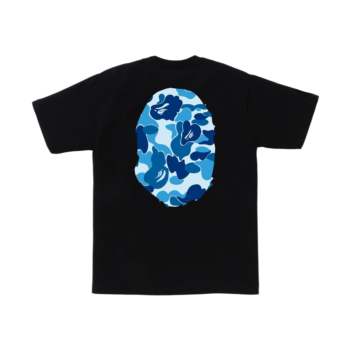 베이프 113 ABC 카모 빅 에이프 헤드 티셔츠 블랙 블루(BAPE 113 ABC Camo Big Ape Head T-Shirt Black Blue) - 2