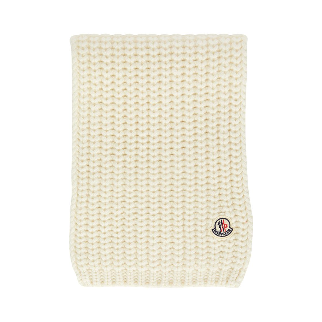 (W) 몽클레르 머플러 아이보리 - 25FW((W) Moncler Muffler Ivory - 25FW) - 1