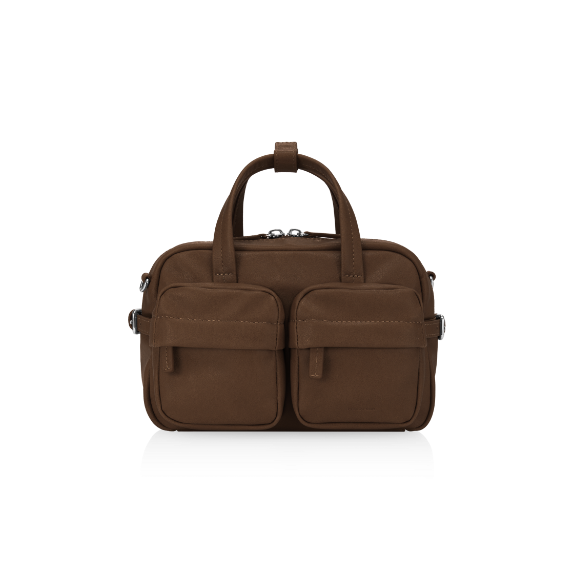 1110492 FINDKAPOOR Twin Pocket Bag 23 Dark Brown