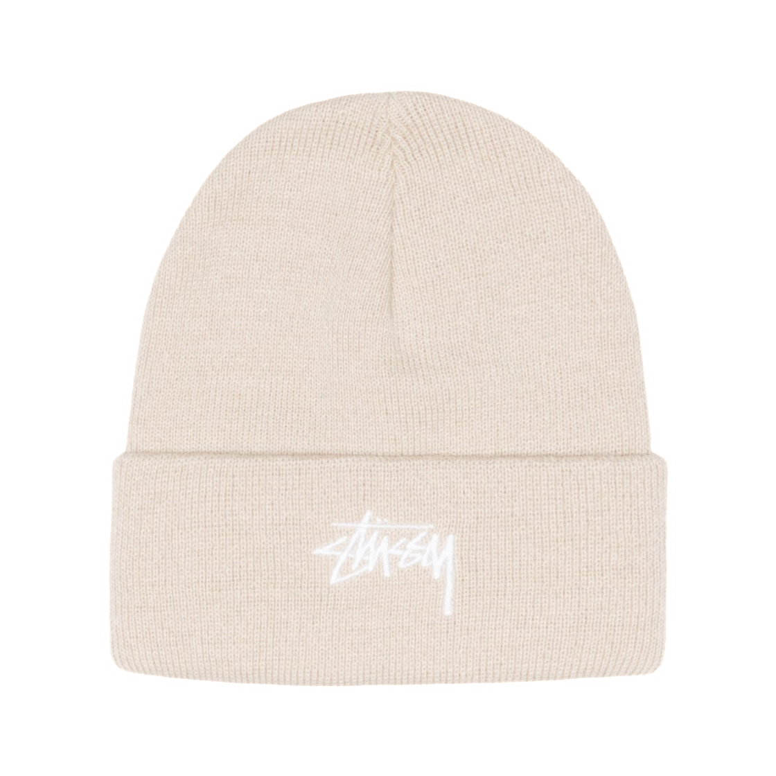 스투시 스탁 커프 비니 스톤(Stussy Stock Cuff Beanie Stone) - 1