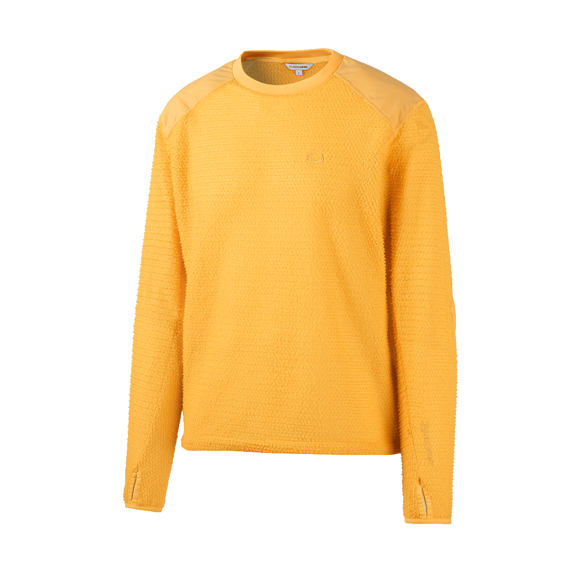ZU1LSA2502MST ZEROGRAM Polartec Alpha 90 LS Mustard