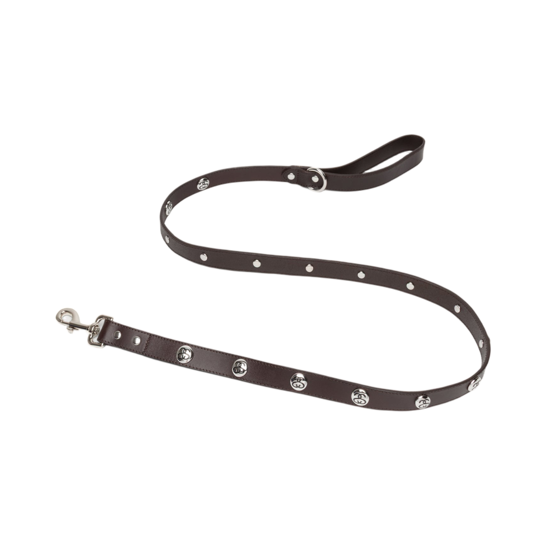 스투시 스터디드 도그 리쉬 브라운(Stussy Studded Dog Leash Brown)