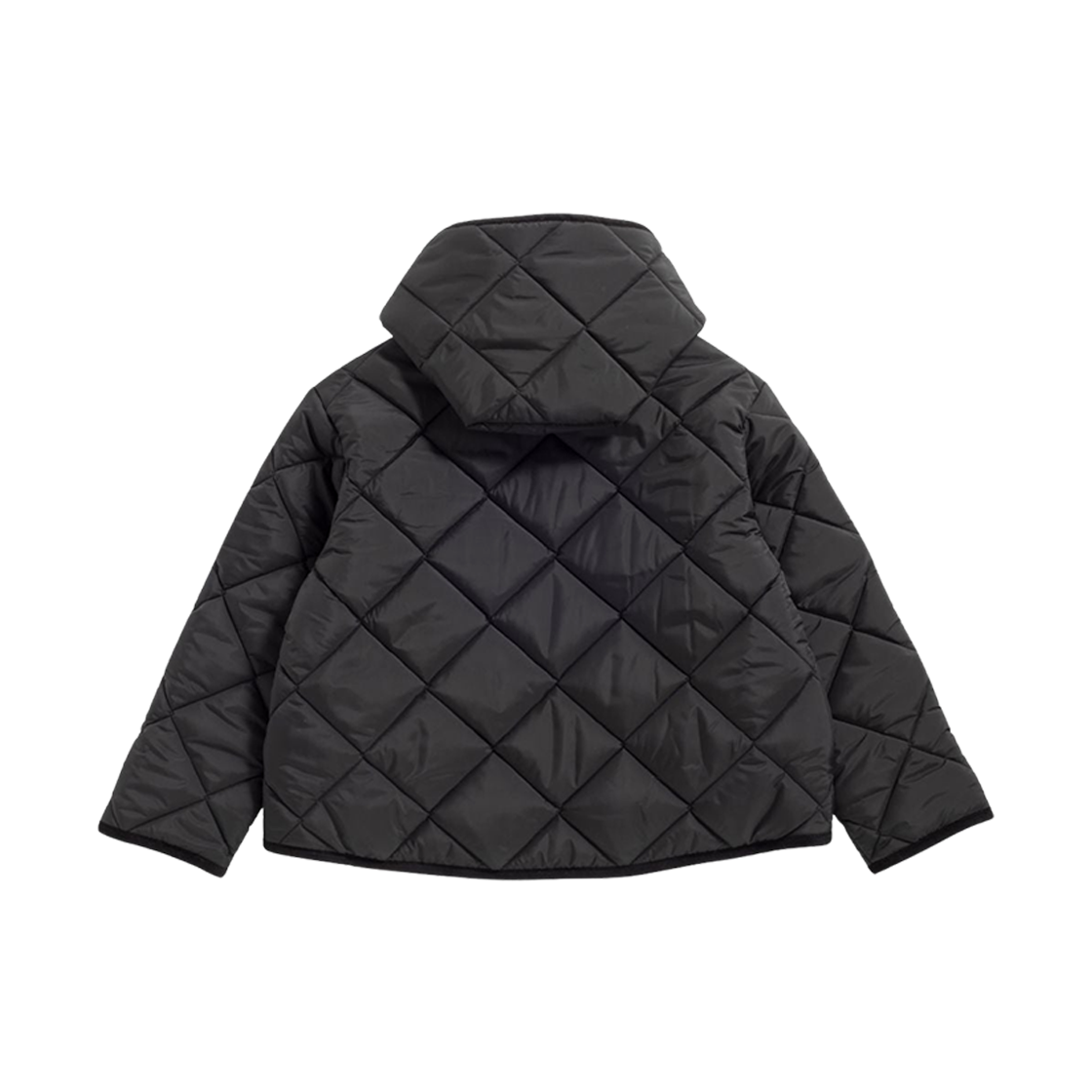 (W) 라벤햄 빅 퀼트 집 크레이돈 자켓 블랙((W) Lavenham Big Quilt Zipped Craydon Jacket Black) - 2