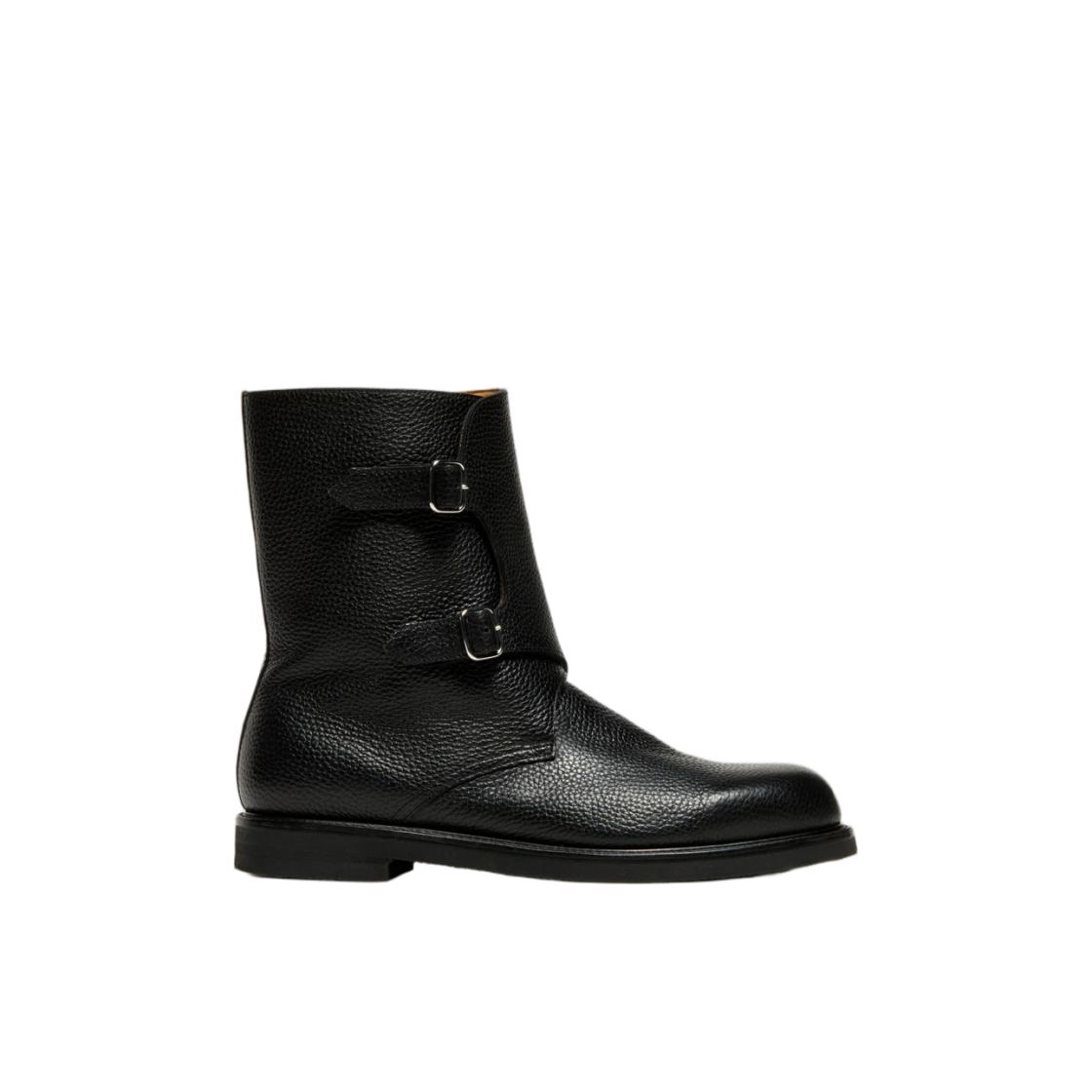 A25AS01QD Auralee Leather Work Boots Black