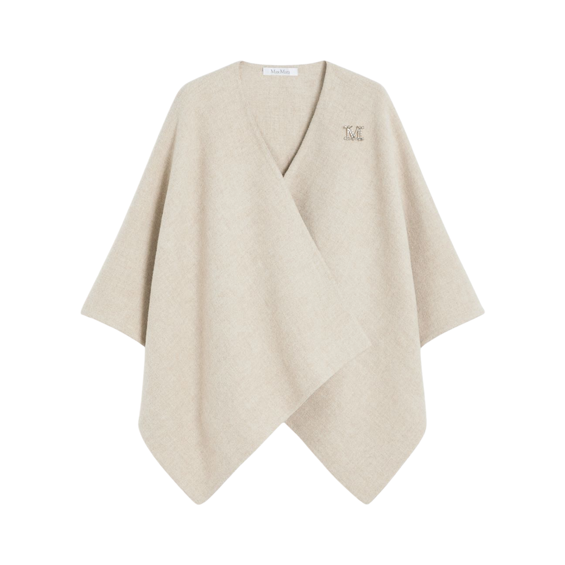 (W) 막스마라 세르라 알파카 케이프 베이지((W) Max Mara Serra Alpaca Cape Beige) - 1