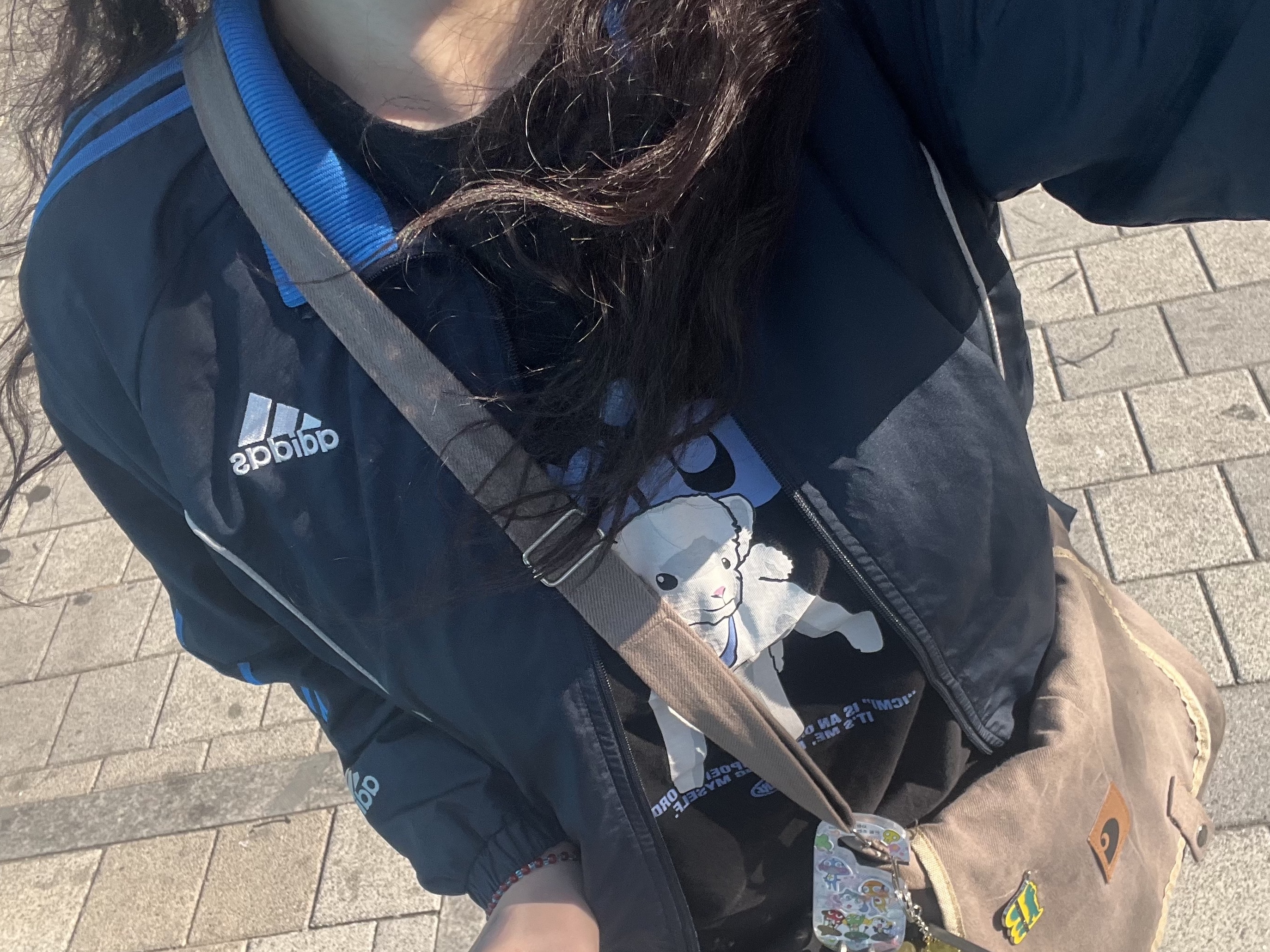 (W) Adidas Adicolor Classic Firebird Loose Track Top Collegiate Green Crew Yellow - KR Sizing, (W) Adidas Originals Beckenbauer Track Top Cloud White - KR Sizing 착용 스타일 - 2