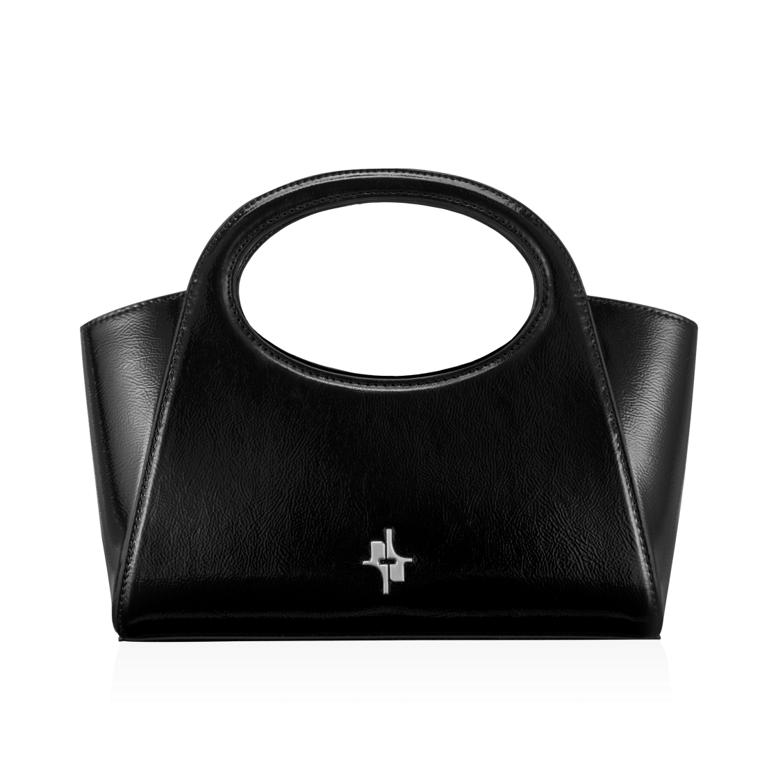 1110498 FINDKAPOOR Market Bag 20 Enamel Black