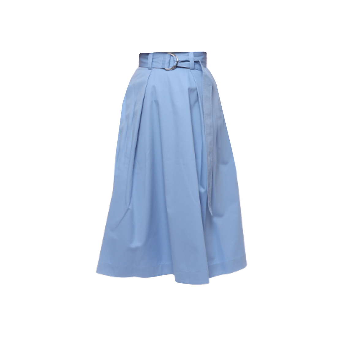 (W) 엠에스지엠 에이라인 벨트 스커트 블루((W) MSGM A Line Belt Skirt Blue)