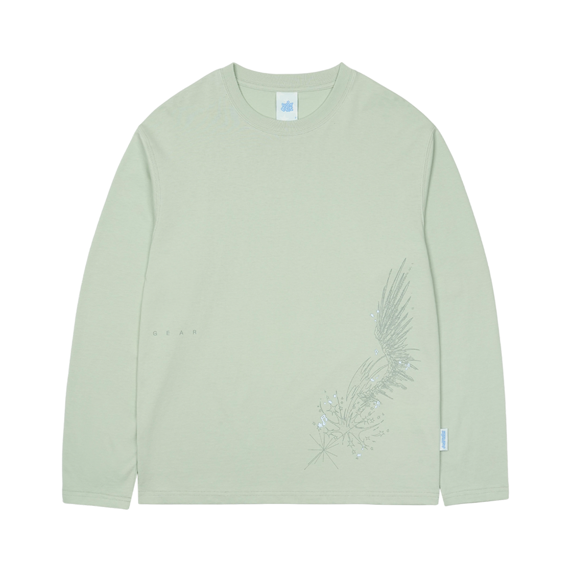 산산기어 X 엔시티 위시 롱슬리브 라이트 그린(Sansan Gear X NCT WISH Long Sleeve Light Green)