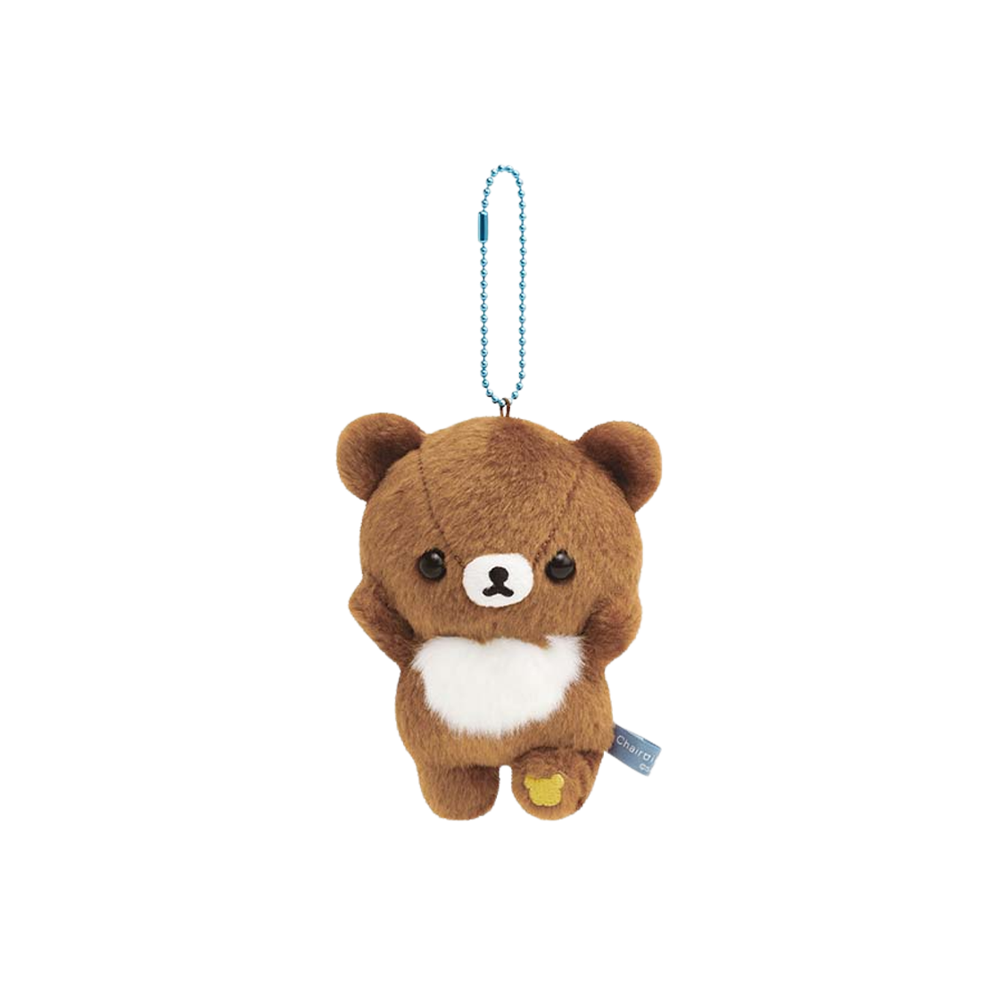 산엑스 리락쿠마 행잉 플러시 토이 차이로이코그마(San-X Rilakkuma Hanging Plush Toy Chairoikoguma)