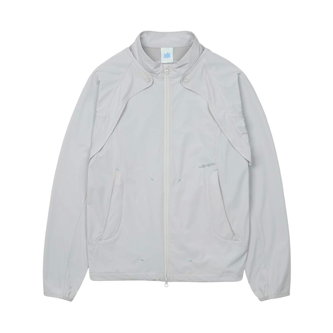 산산기어 X 엔시티 위시 자켓 라이트 그레이(Sansan Gear X NCT WISH Jacket Light Grey)