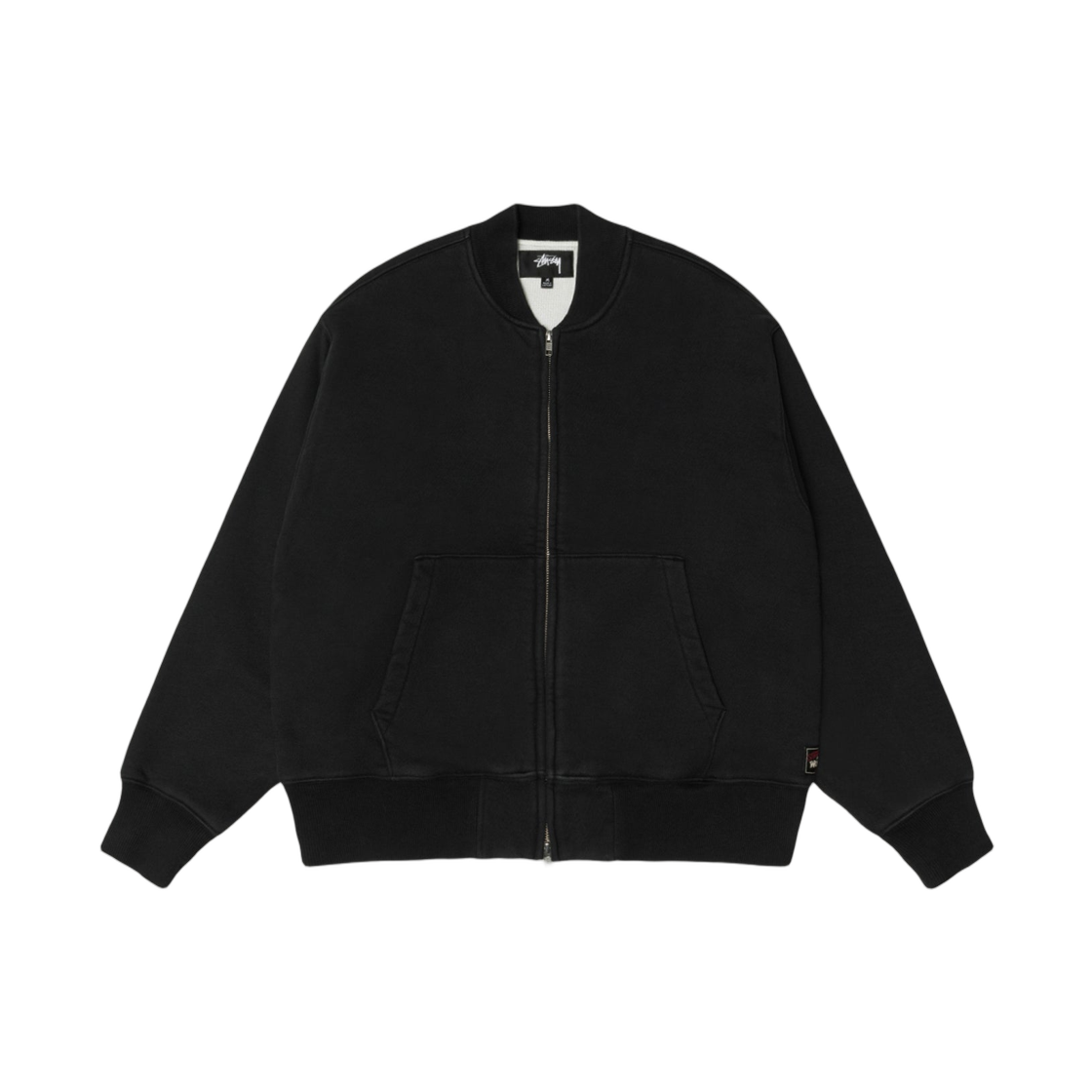 스투시 써멀 라인드 플리스 집 블랙(Stussy Thermal Lined Fleece Zip Black) - 1