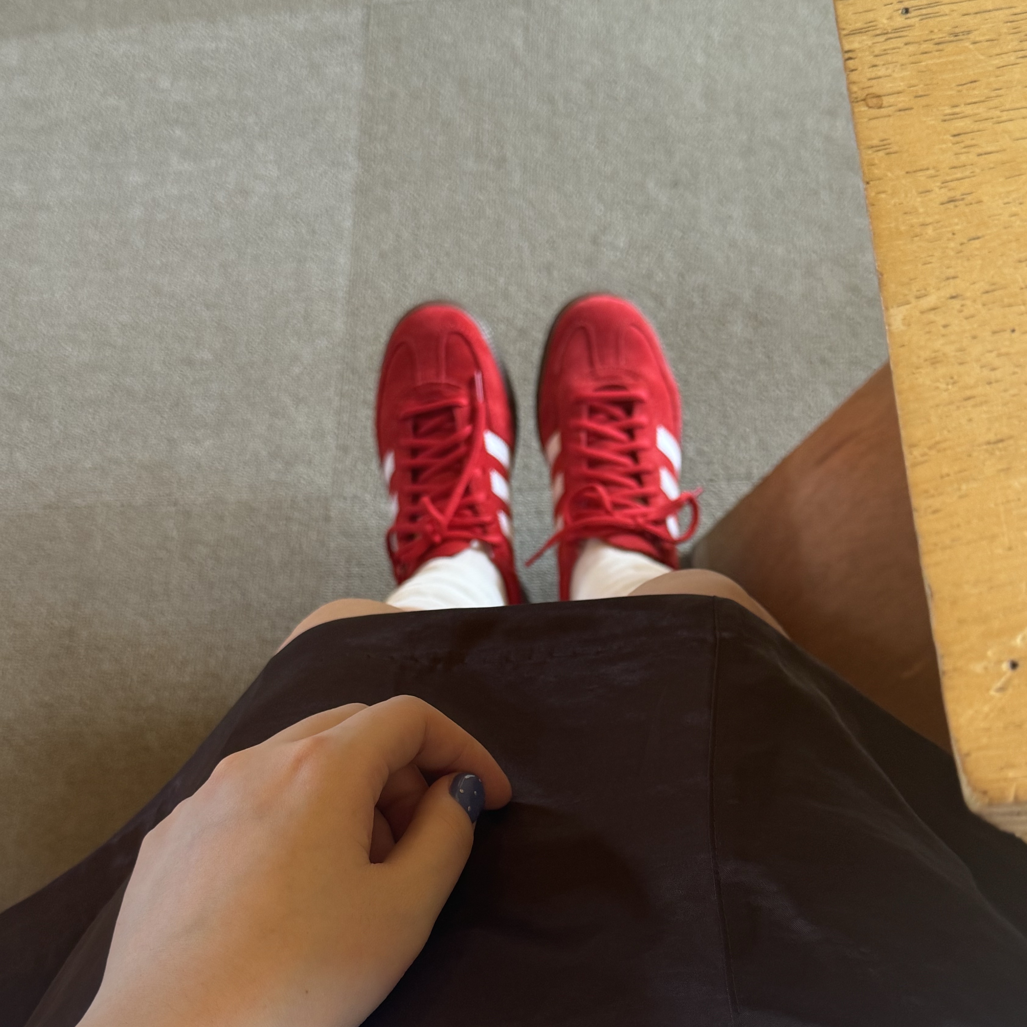 Adidas Spezial Handball Scarlet Cloud White 착용 스타일 - 2
