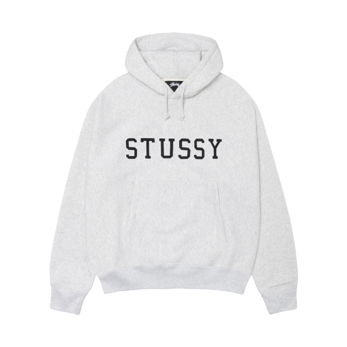 스투시 펠트 아플리케 후드 애쉬 헤더(Stussy Felt Applique Hoodie Ash Heather)