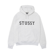 Stussy Felt Applique Hoodie Ash Heather
