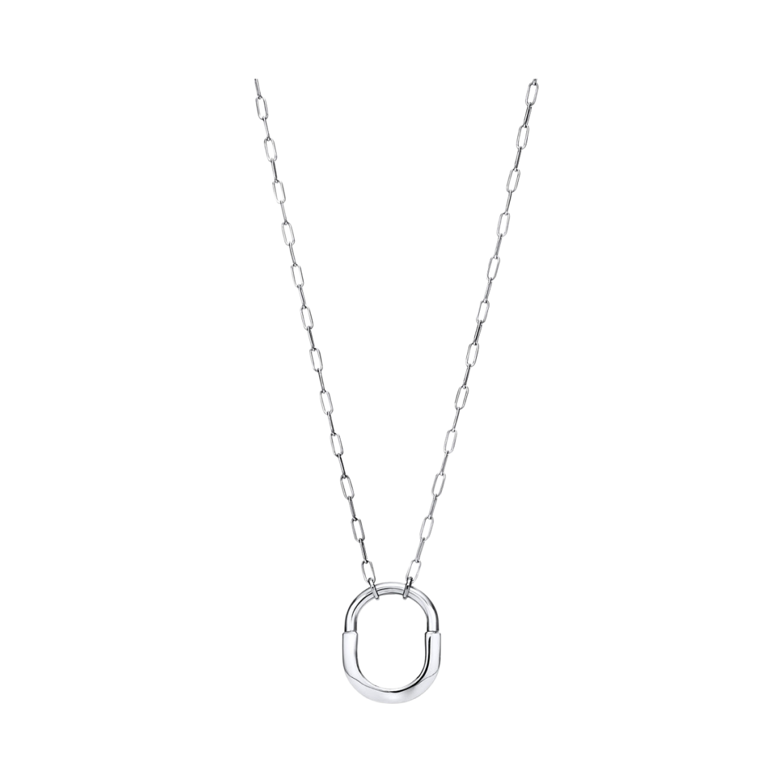 72342275 Tiffany & Co. Tiffany Lock Pendant White Gold Medium