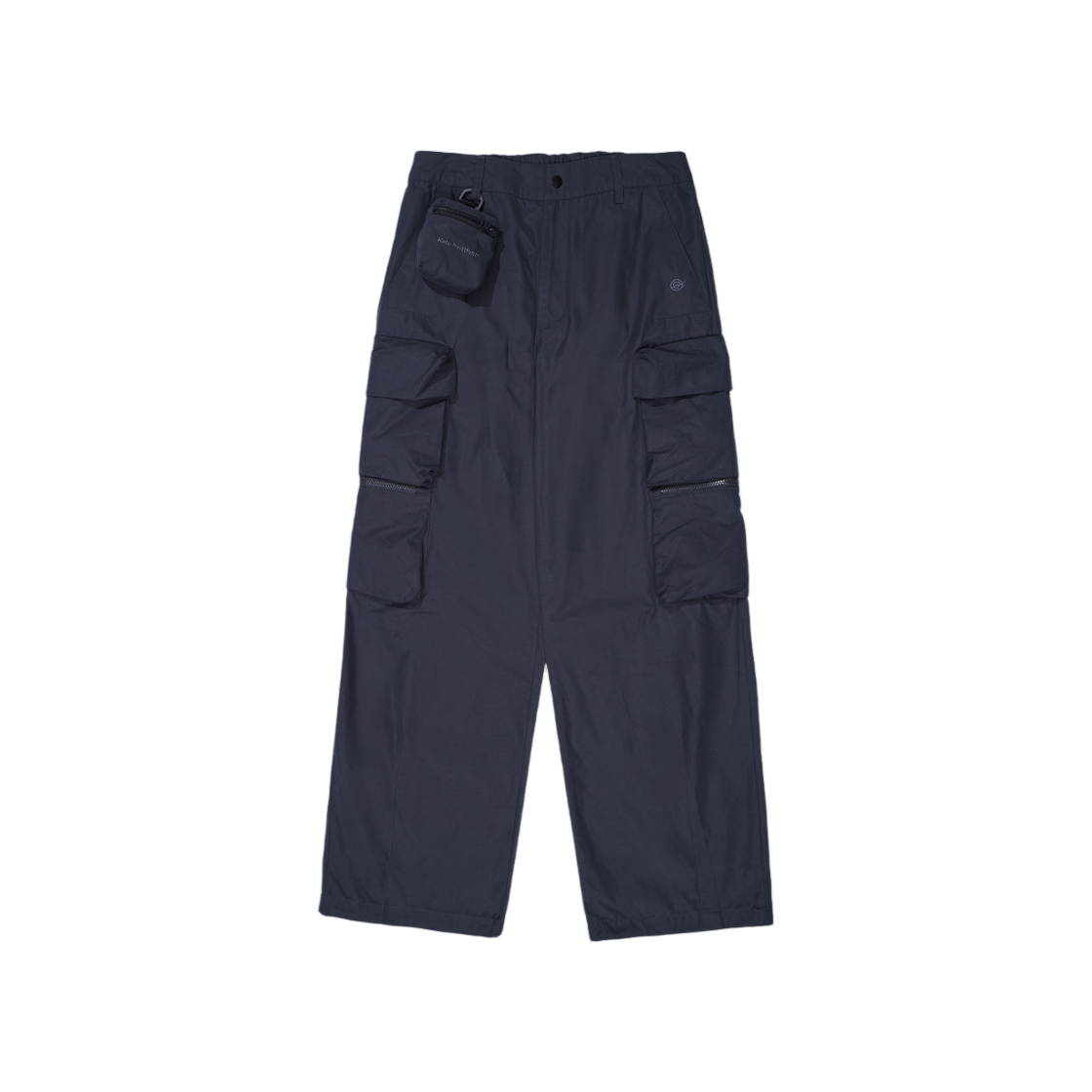 KB3PT1215MCH KALA PATTHAR Mini Bag Double Pocket Wide Pants Charcoal