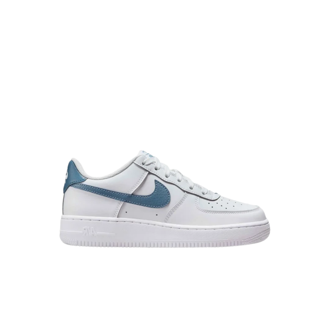 FV5948-121 (GS) Nike Air Force 1 White Metallic Silver