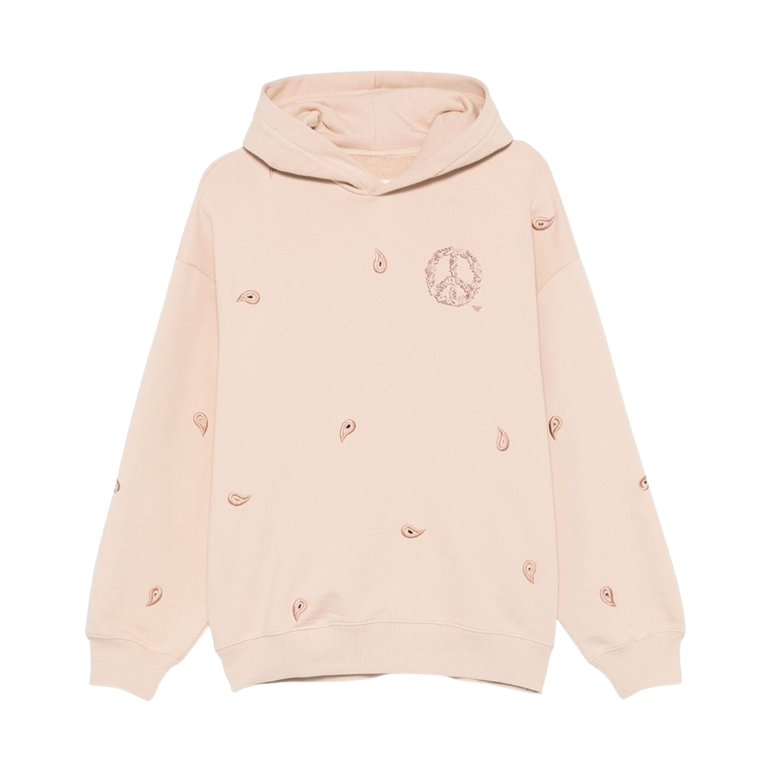 엠포리오 아르마니 로고 오가닉 코튼 후드 파우더(Emporio Armani Logo Organic Cotton Hoodie Powder) - 1