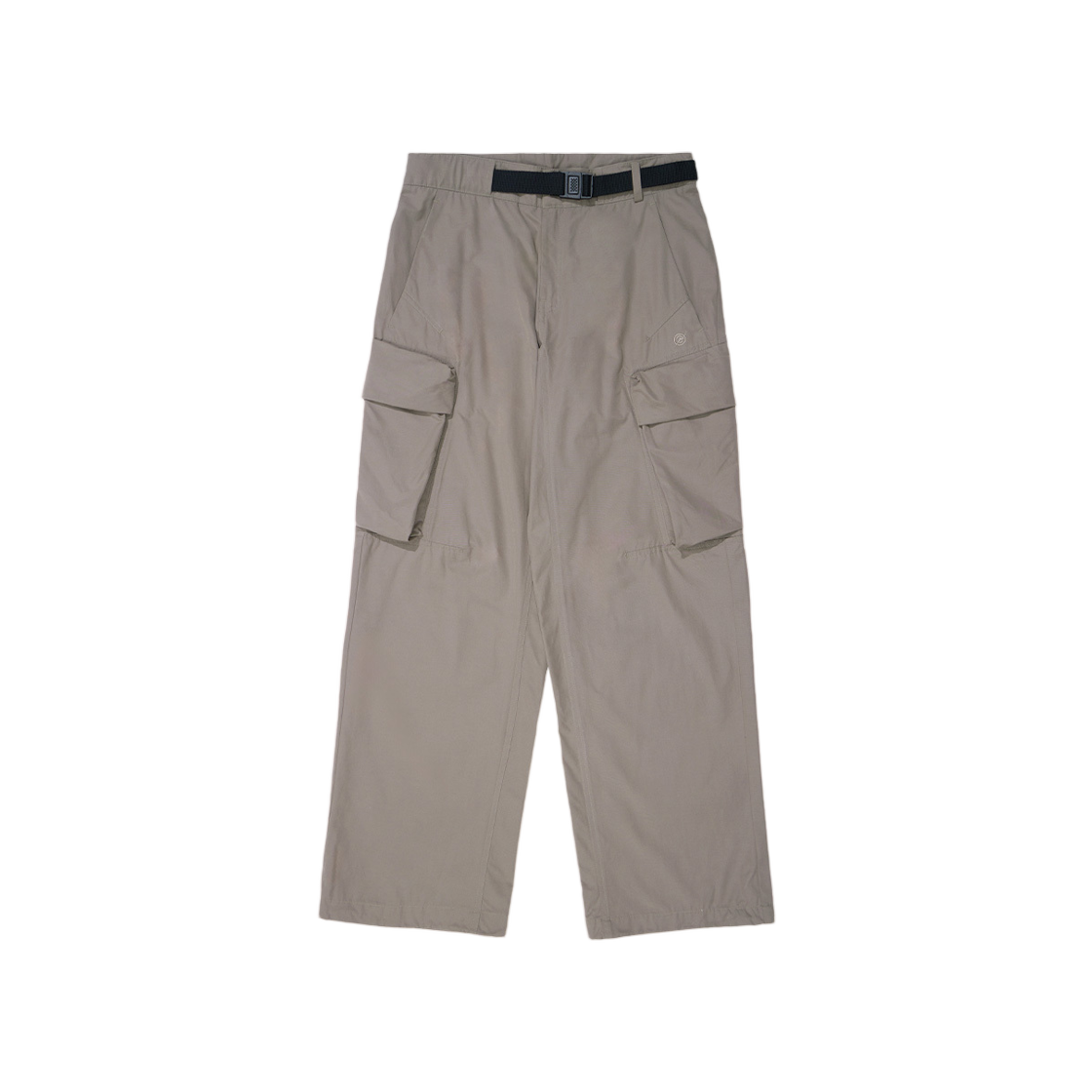 KB3PT1216MBG KALA PATTHAR Belted Signature Wide Cargo Pants Begie