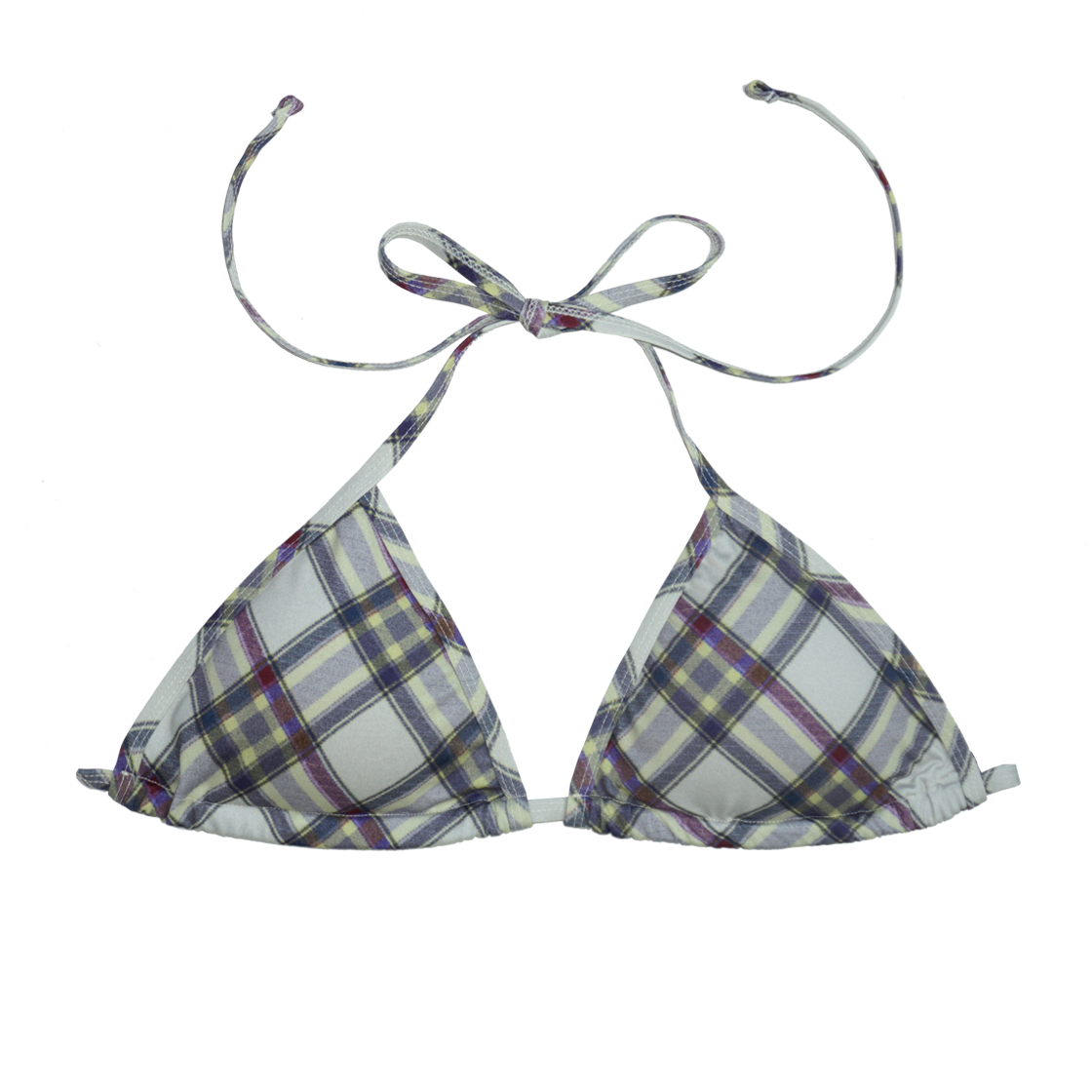 떨스티클럽 케이트 체크 비키니 - 트라이앵글 탑