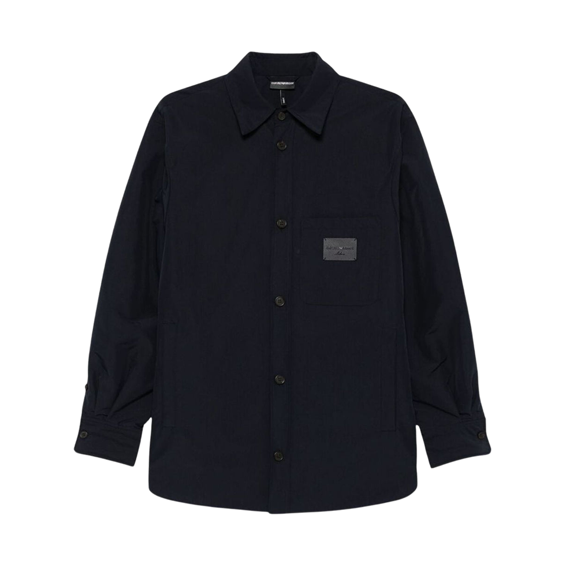 EM001629AF13770UB118 Emporio Armani Logo Shirt Blue