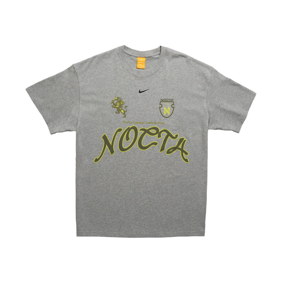 나이키 x 드레이크 녹타 NCA 빅 바디 CS 티셔츠 다크 그레이 헤더 - 녹타 한정(Nike x Drake Nocta NCA Big Body CS T-Shirt Dark Grey Heather - Nocta Exclusive) - 1