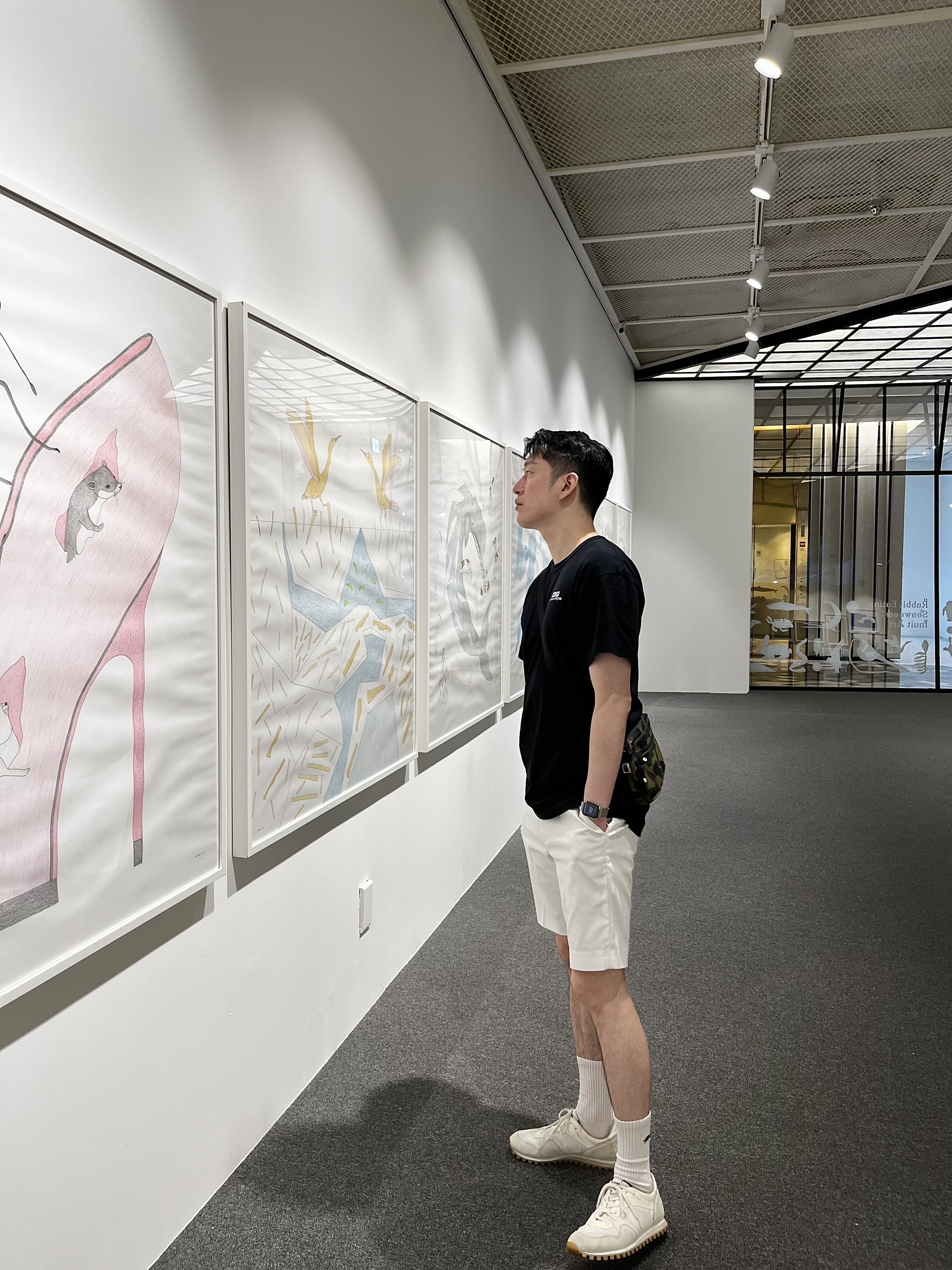 CDG Small Logo T-Shirt Black 착용 스타일