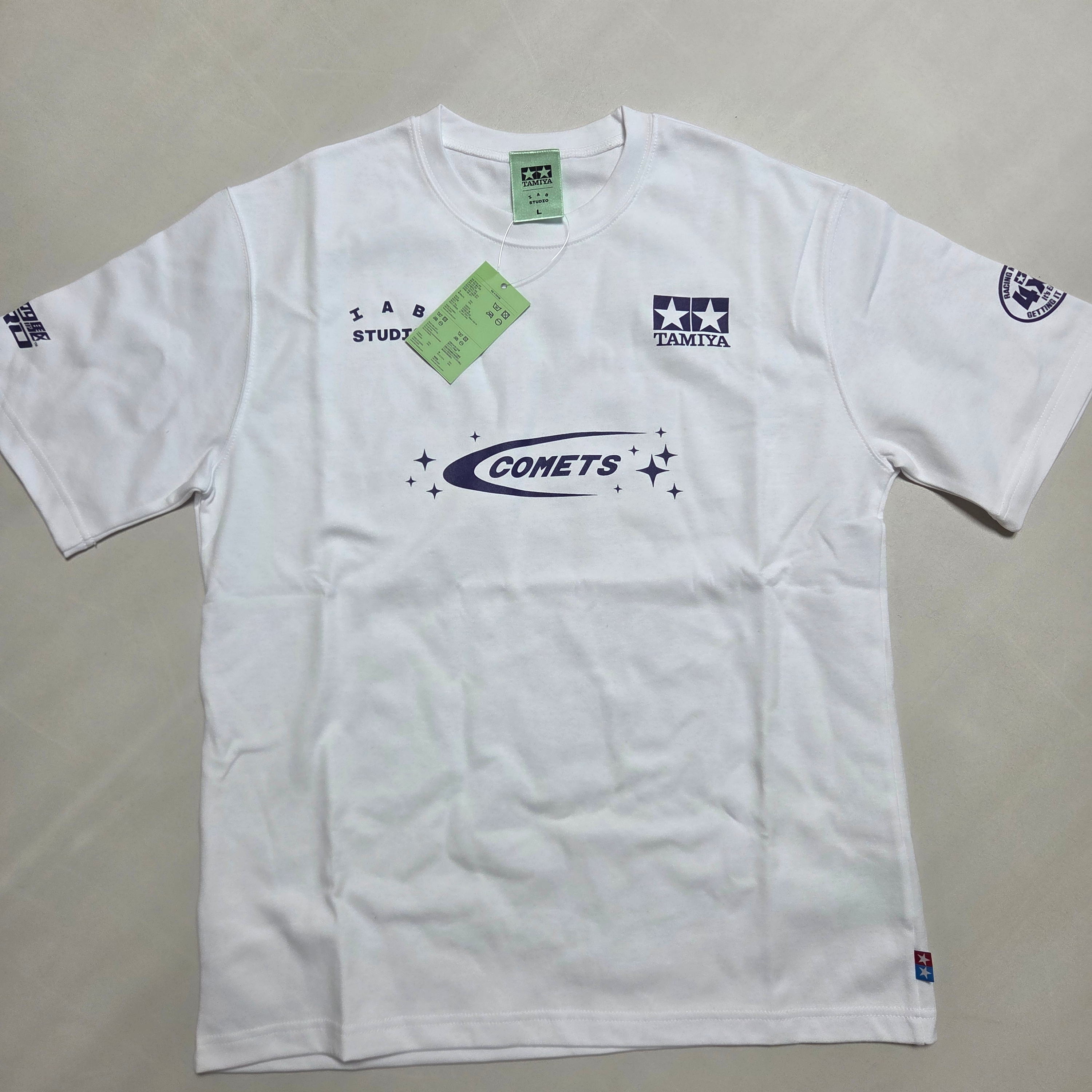 IAB Studio x Tamiya IAB Comets T-Shirt White 착용 스타일 - 2