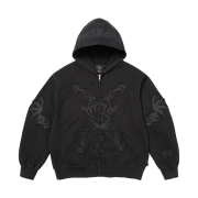 Supreme x Y's by Yohji Yamamoto Zip Up Hooded Sweatshirt Black - 25FW