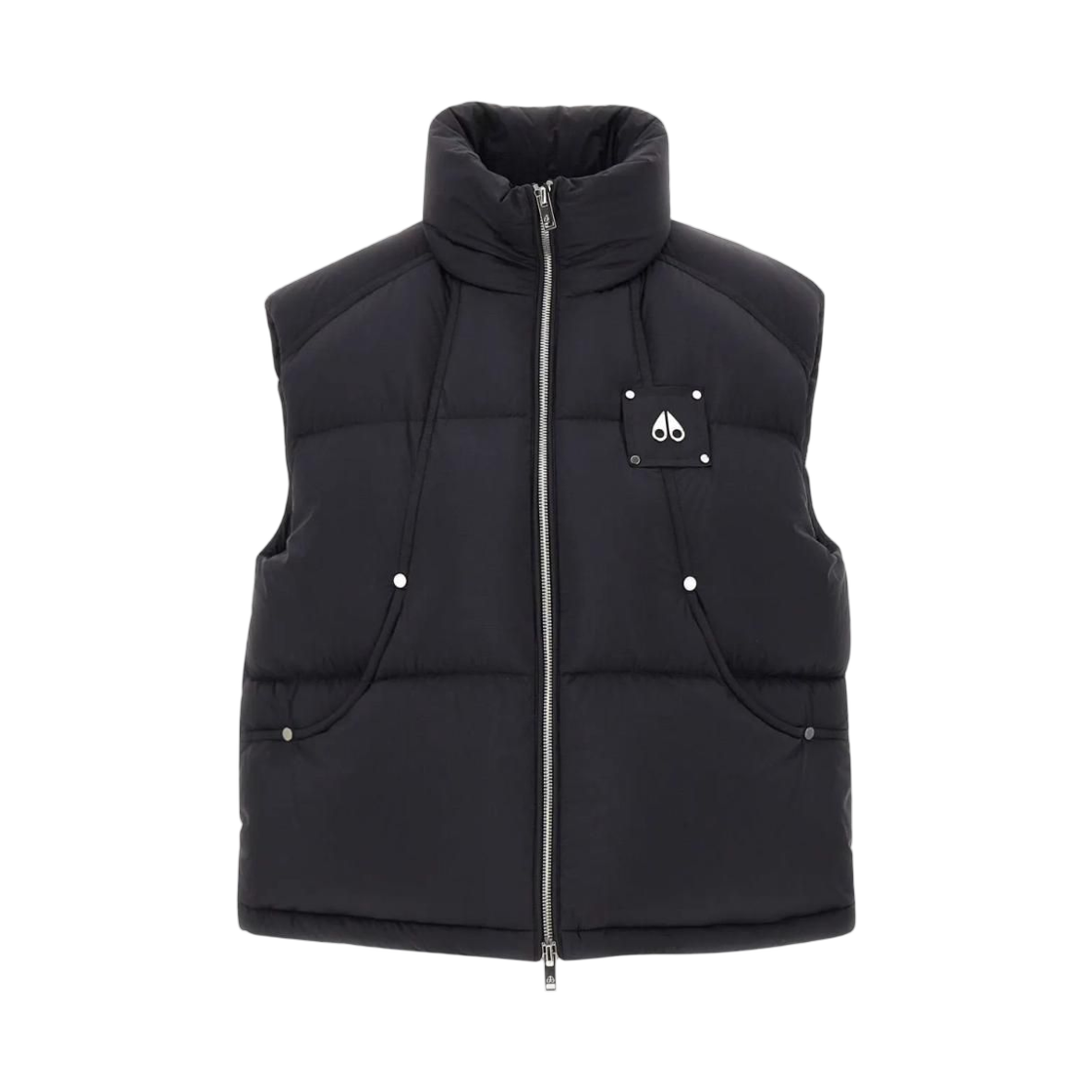 M35LV461292 (W) Moose Knuckles Akal Padding Vest Black