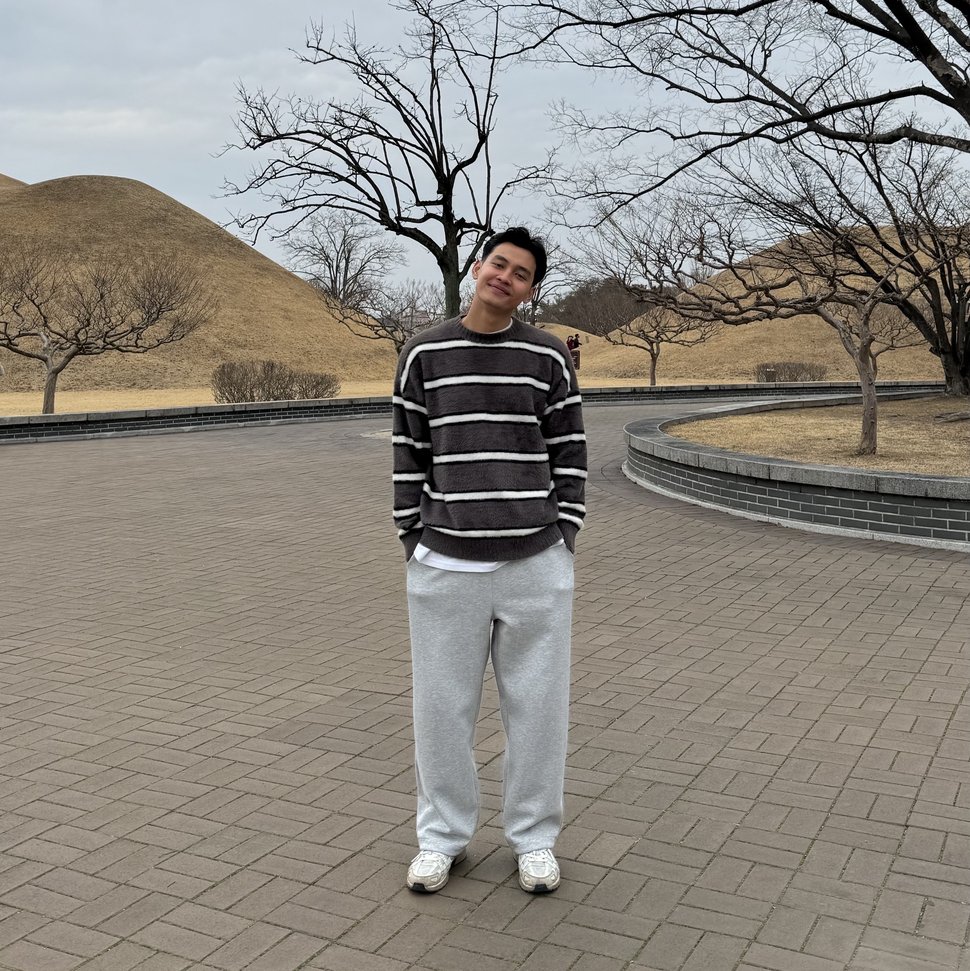 Nike P-6000 PRM Hangul Day Photon Dust Khaki 착용 스타일