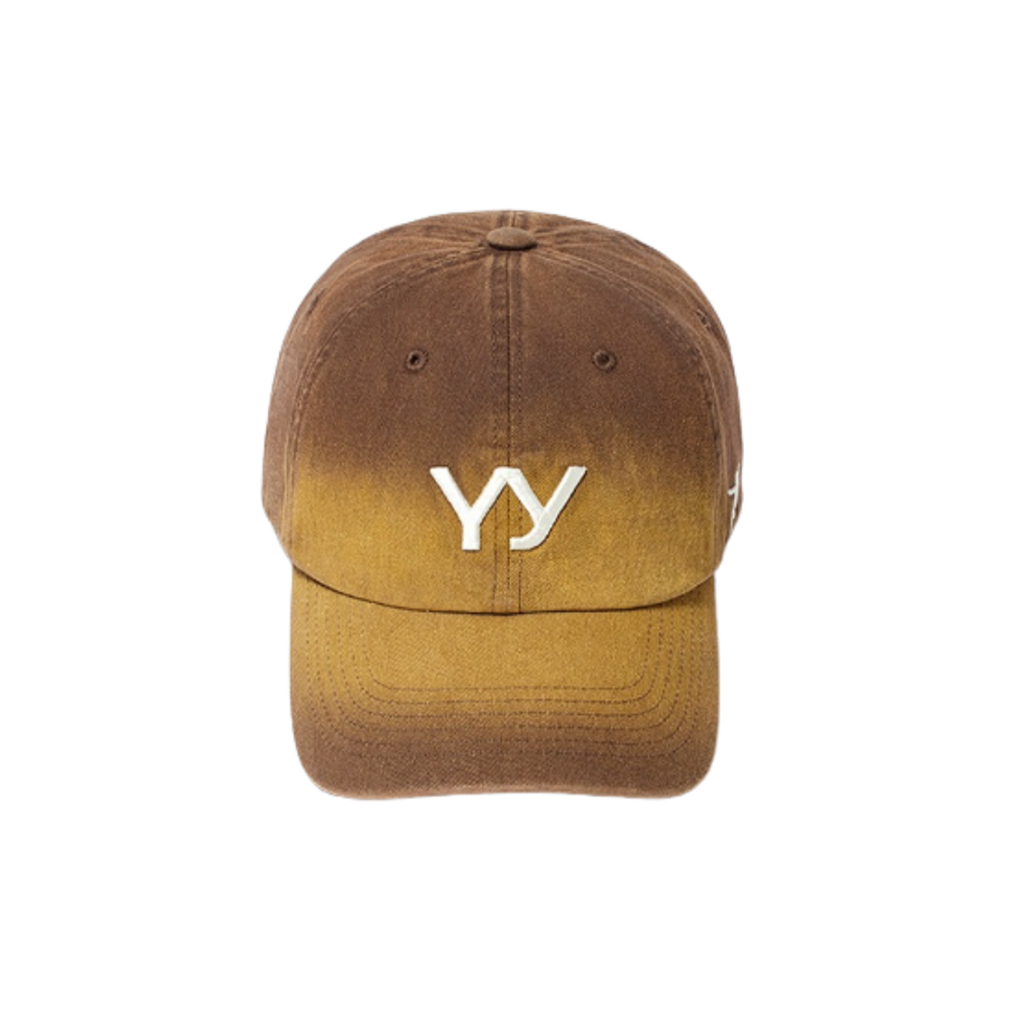오픈 Yy 그라디언트 볼캡 브라운(Open Yy Gradient Ball Cap Brown)