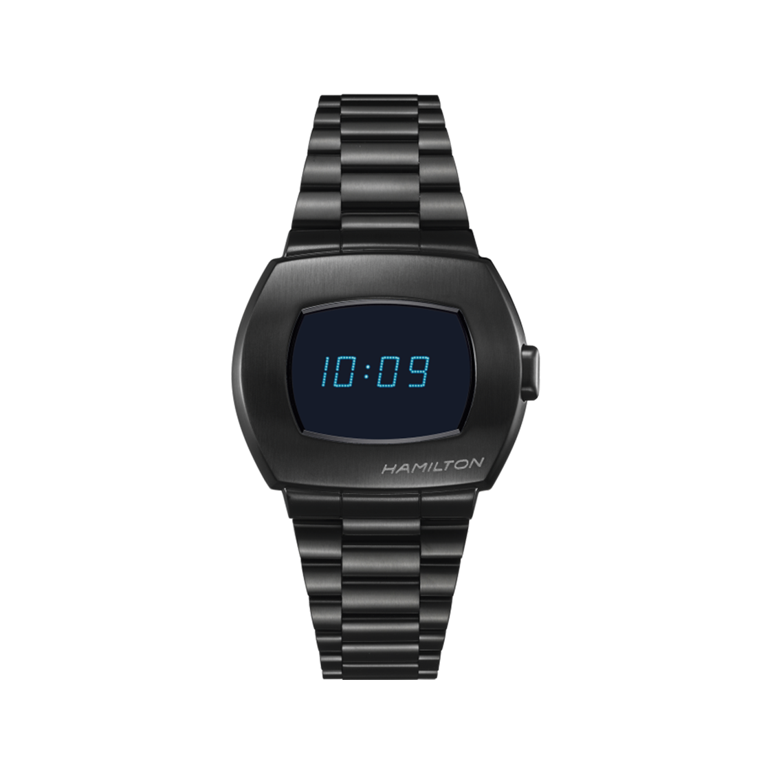 해밀턴 아메리칸 클래식 PSR 디지털 쿼츠 41mm 스테인리스 스틸 블루(Hamilton American Classic PSR Digital Quartz 41mm Stainless Steel Blue)