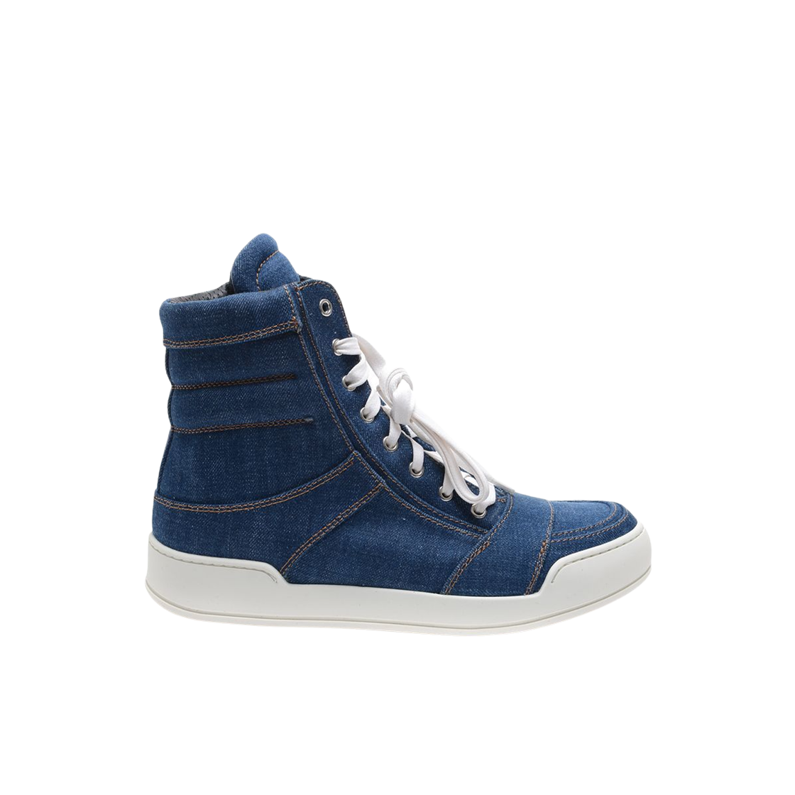 발망 데님 하이탑 스니커즈 블루(Balmain Denim High Top Sneakers Blue)
