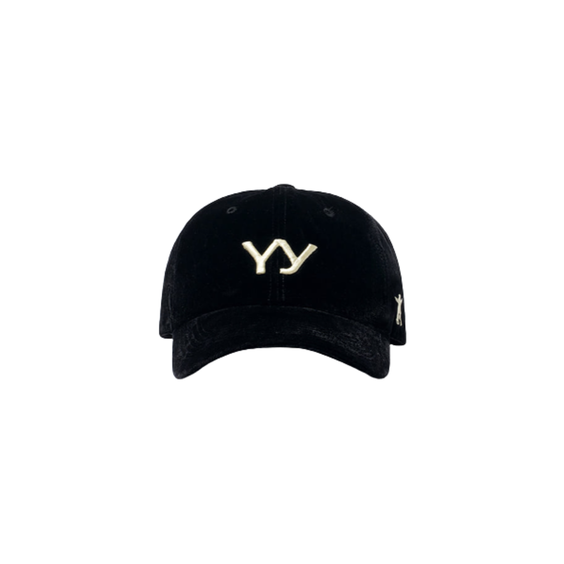 오픈 Yy 벨벳 볼캡 블랙(Open Yy Velvet Ball Cap Black)