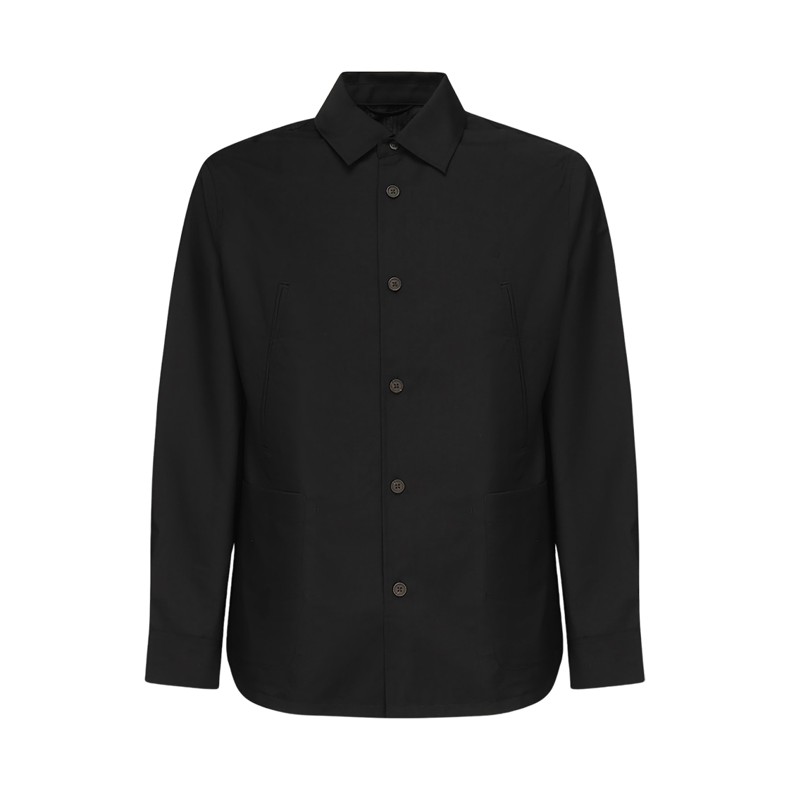 엠포리오 아르마니 울 셔츠 자켓 블랙(Emporio Armani Wool Shirt Jacket Black) - 1