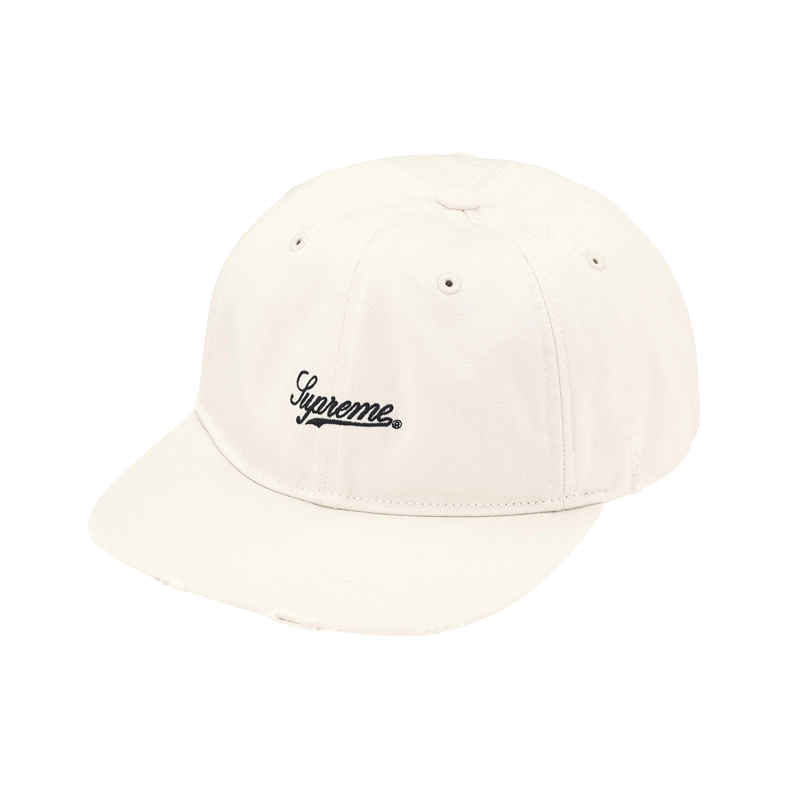 슈프림 디스트레스드 스크립트 6-패널 스톤 - 25FW(Supreme Distressed Script 6-Panel Stone - 25FW) - 1